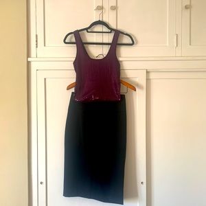 EXPRESS High Waist Pencil Skirt (black)